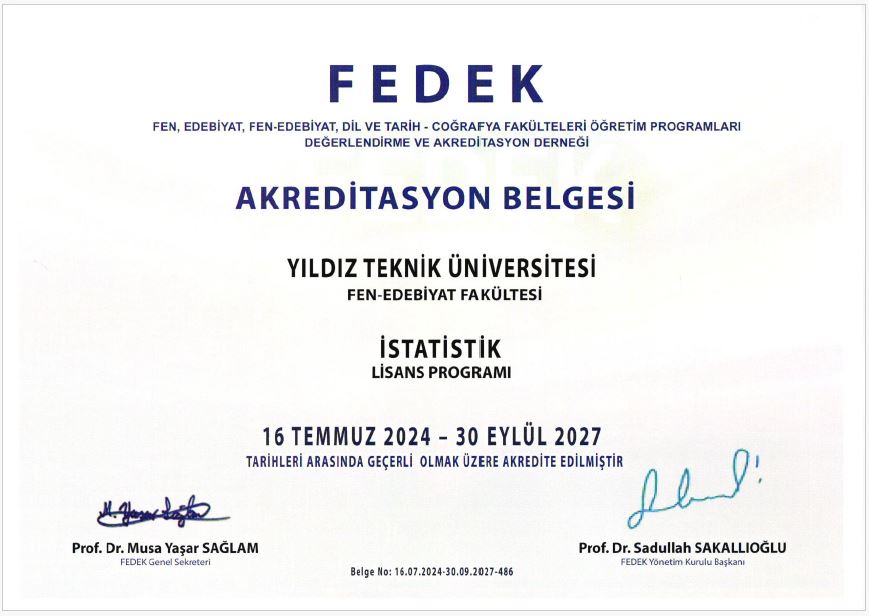 Fedek Akreditasyon Belgesi